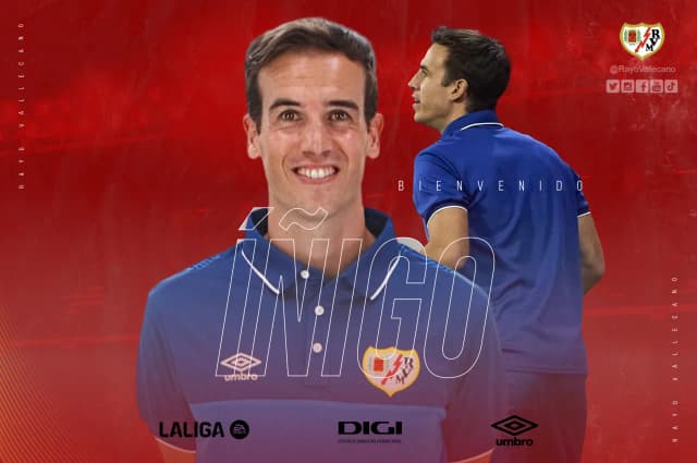 Íñigo Pérez, el nuevo entrenador del Rayo Vallecano y su historia Íñigo Pérez, el nuevo entrenador del Rayo Vallecano y su historia